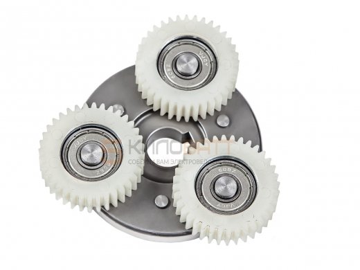 Шестерни (3 шт) редукторного мотора (36 зуб, 47*13 мм) для колеса 500-750 Ватт  фото