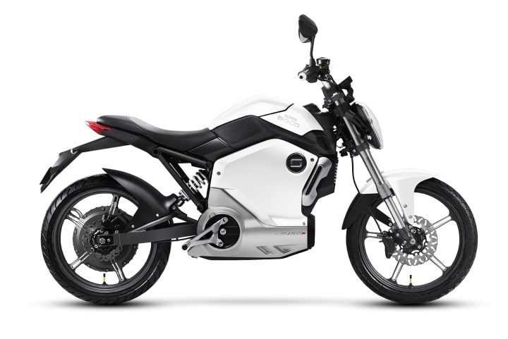 Электромотоцикл Super Soco TS - Sport Белый фото