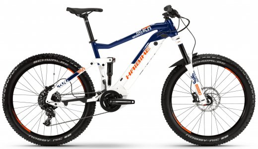 Электровелосипед Haibike (2019) Sduro FullSeven 5.0 i500Wh 11-s. NX Сине-оранжевый фото