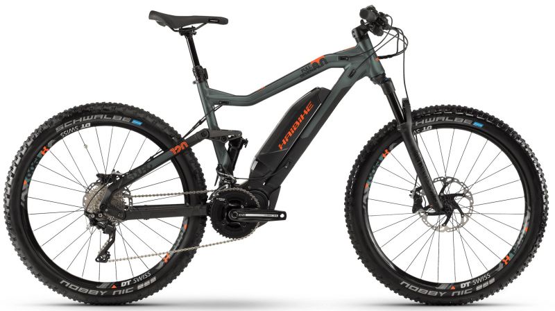 Электровелосипед Haibike (2019) Sduro FullSeven 8.0 500Wh 20 s. XT Оливково-оранжевый фото