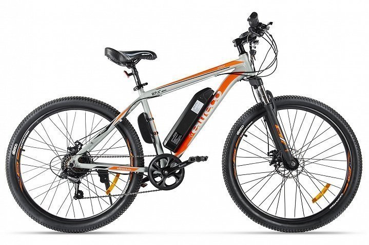 Велогибрид Eltreco XT 600 D Сине-оранжевый фото