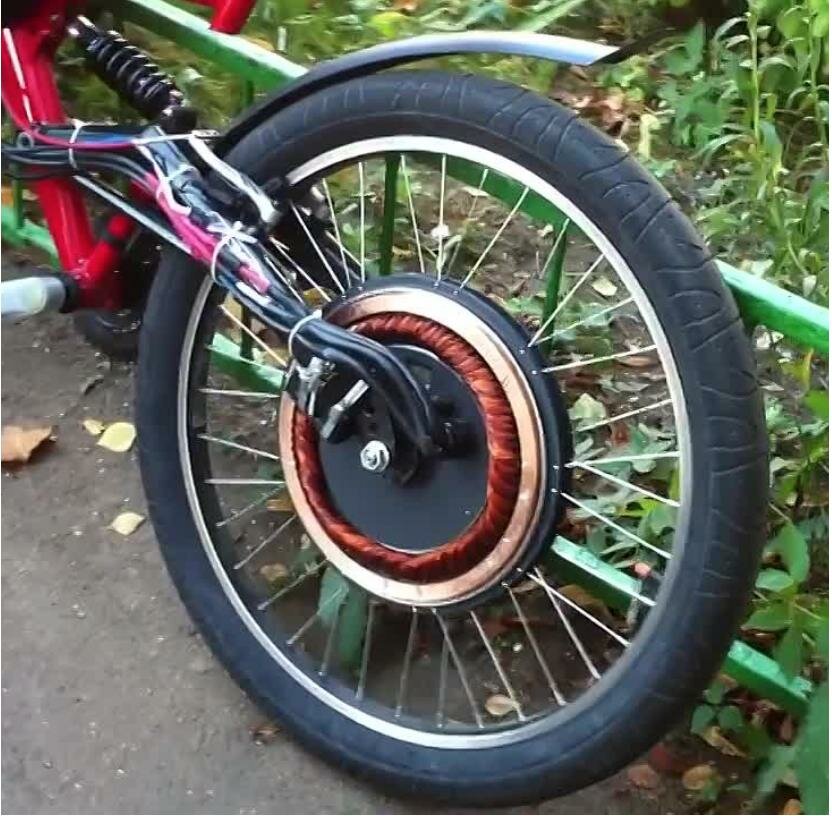 Асинхронное мотор колесо для велосипеда