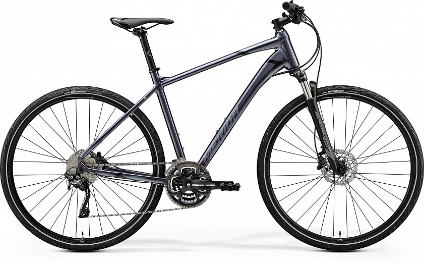 Велосипед Merida Crossway 500 К:700C 2020 Серый фото