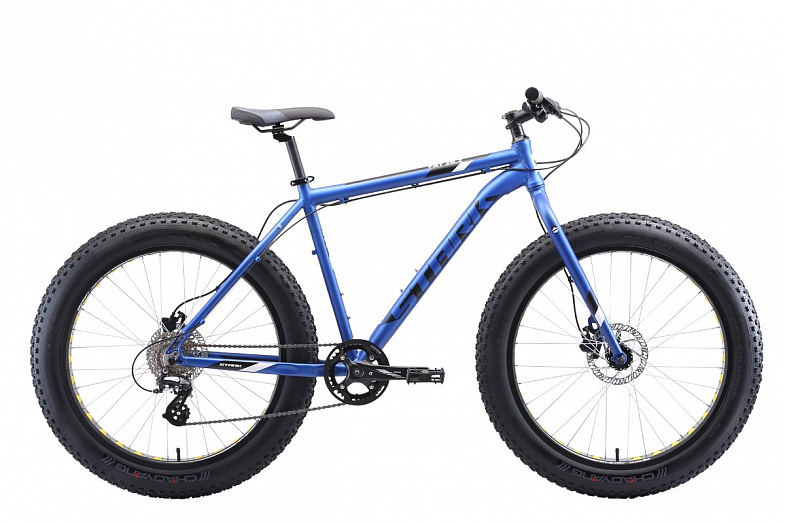 Велосипед Stark Fat 26.2 HD К:26" 2020 Синий фото