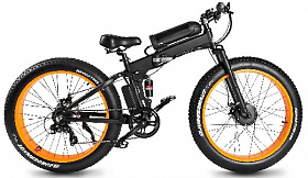 Электро-фэтбайк, складной двухподвес, 350