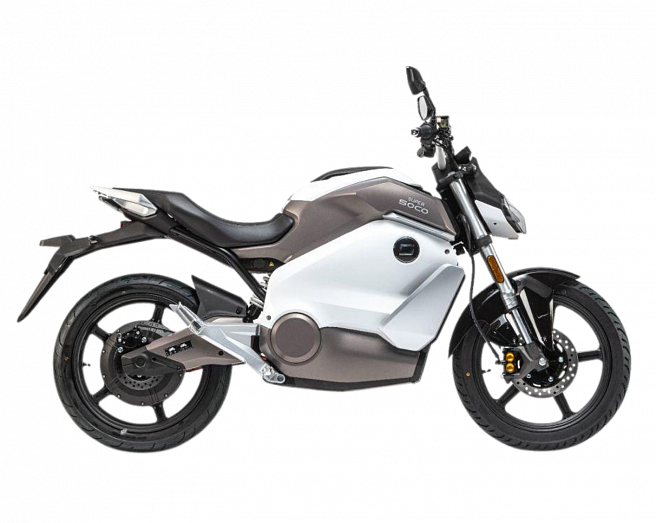 Электромотоцикл Super Soco TS 2021 Street Hunter Белый фото