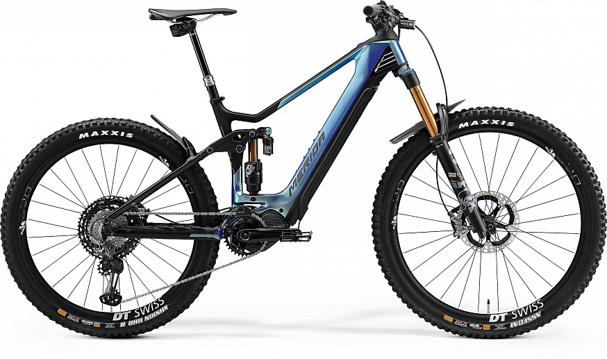 Электровелосипед Merida eOne-Sixty 10K 29"/27.5" 2021 Черно-синий фото