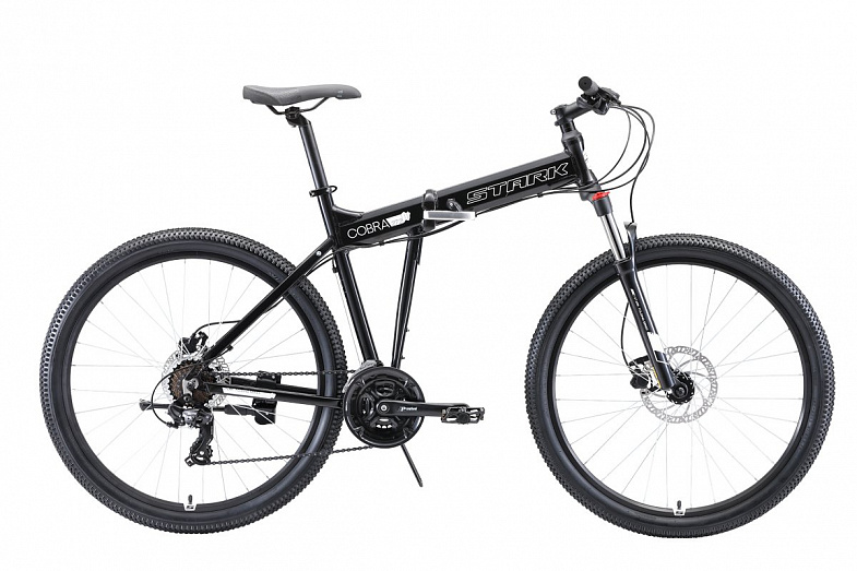 Велосипед Stark Cobra 27.2 HD К:27.5" 2020 Черный фото
