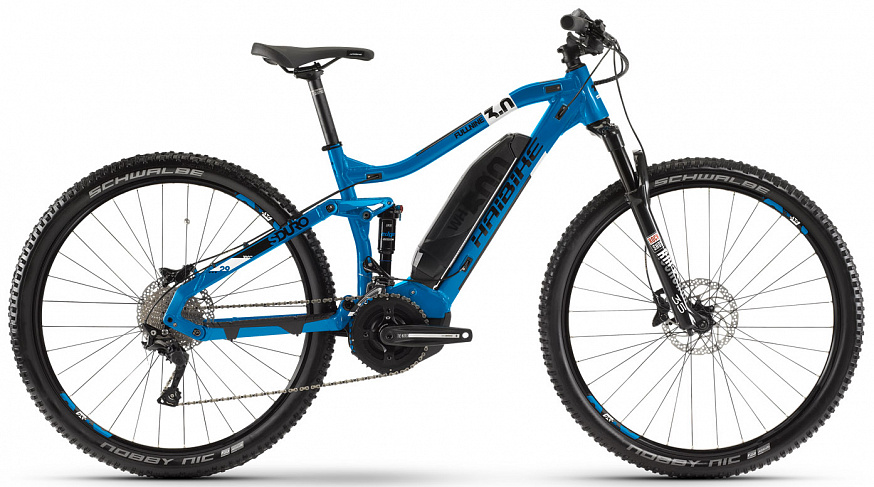 Электровелосипед Haibike (2020) Sduro FullNine 3.0 500Wh 20 s. Deore Синий фото