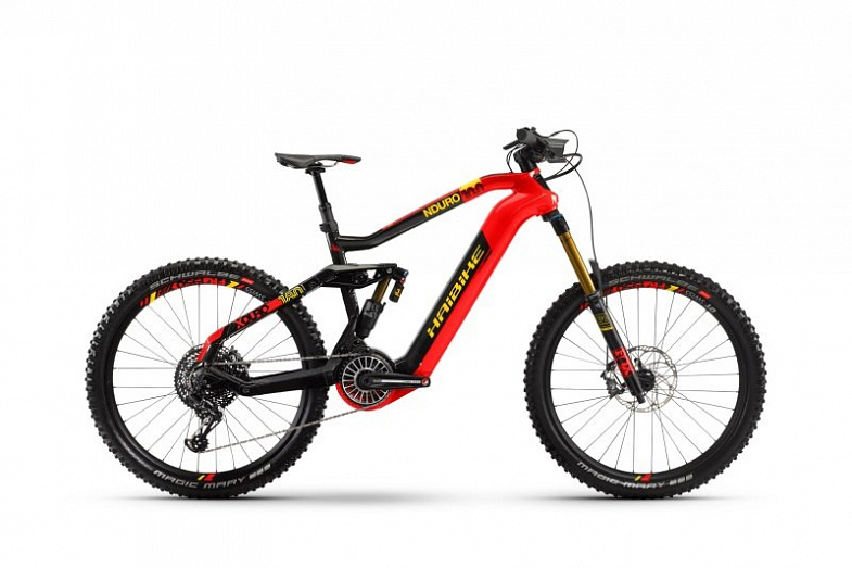 Электровелосипед Haibike (2020) Xduro Nduro 10.0 i630Wh 8 s. EX Красный фото