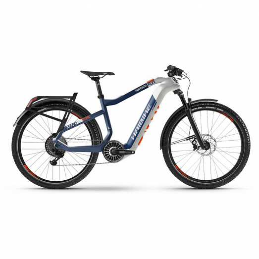 Электровелосипед Haibike (2019) Xduro Adventr 5.0 i630Wh 11 s. NX HB Flyon Бело-синий фото