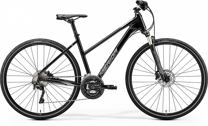 Велосипед Merida Crossway XT Edition Lady К:700C 2020 Черный фото