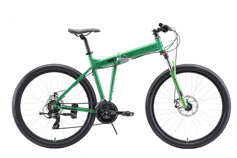 Велосипед Stark Cobra 27.2 D К:27.5" 2020 Зеленый фото