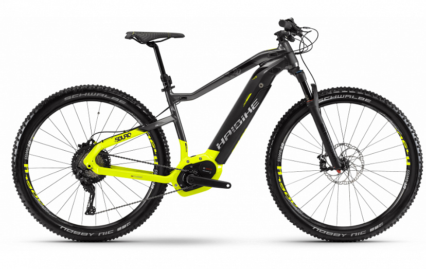 Электровелосипед Haibike (2020) Sduro HardNine 9.0 500Wh 11-Sp XT Светло-зеленый черный фото