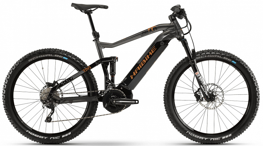 Электровелосипед Haibike (2019) Sduro FullSeven 6.0 i500Wh 20-s.SLX Черно-бронзовый фото