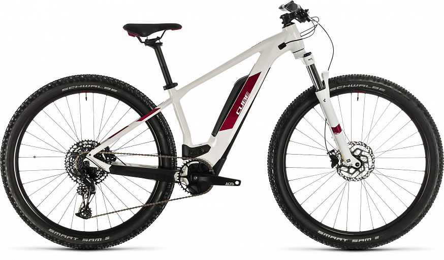 Электровелосипед Cube Access Hybrid Pro 500 27.5 2020 Бело-красный фото