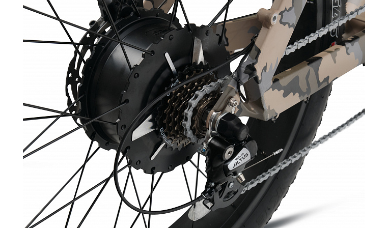 Электро-фэтбайк Медведь М2 PRO Military Edition