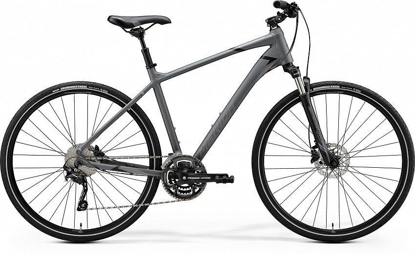 Велосипед Merida Crossway 300 К:700C 2020 Серый фото