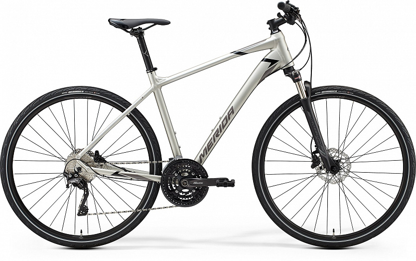 Велосипед Merida Crossway 600 К:700C 2020 Серый фото