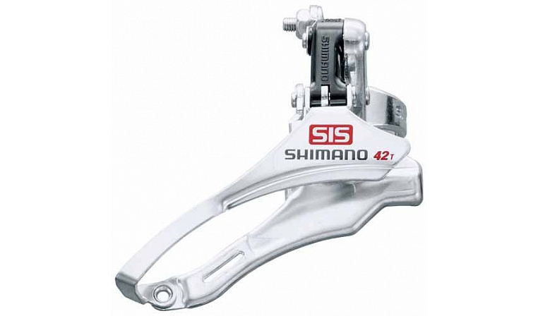 Перек-ль передний Shimano, TY10, нижн.тяга, 28.6, 42T, б/уп.