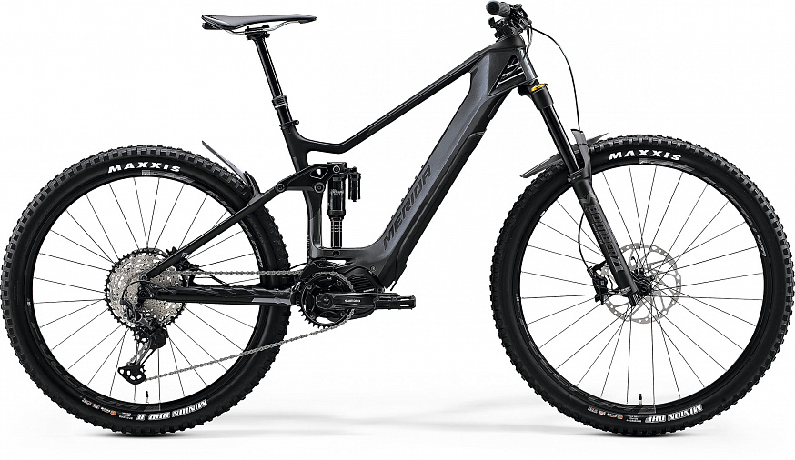 Электровелосипед Merida eOne-Sixty 8000 К:29"/27.5" Р (2020) Черно-серый фото