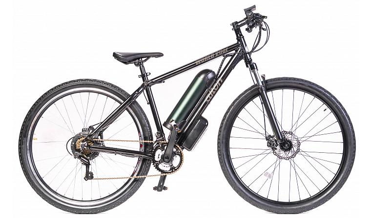 Электровелосипед ALTON MTB черно-зеленый