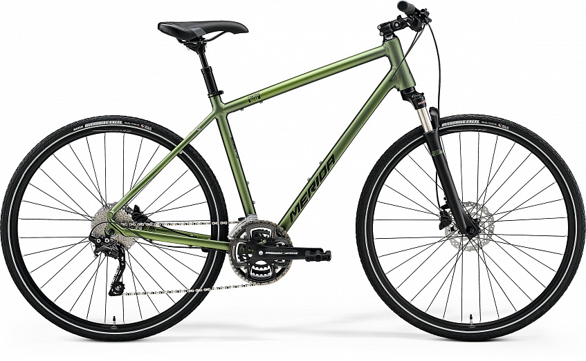 Велосипед Merida Crossway 300 700C 2021 Зеленый фото