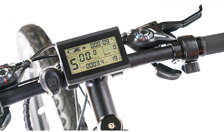 Электровелосипед ALTON MTB черно-зеленый