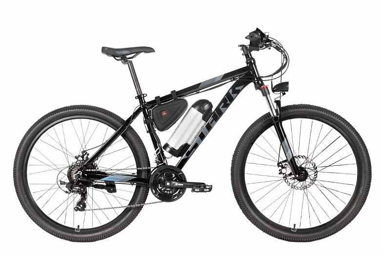 Велосипед Stark E-Hunter 27.2 D К:27.5" 2020 Черный фото