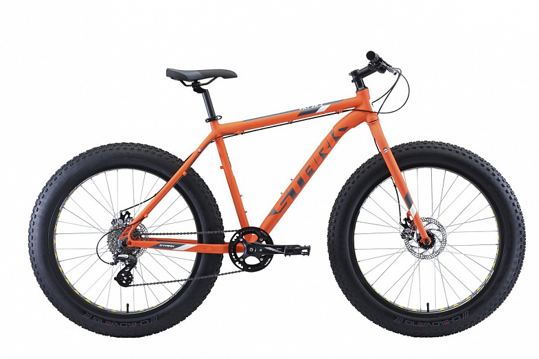 Велосипед Stark Fat 26.2 D К:26" 2020 Оранжевый фото
