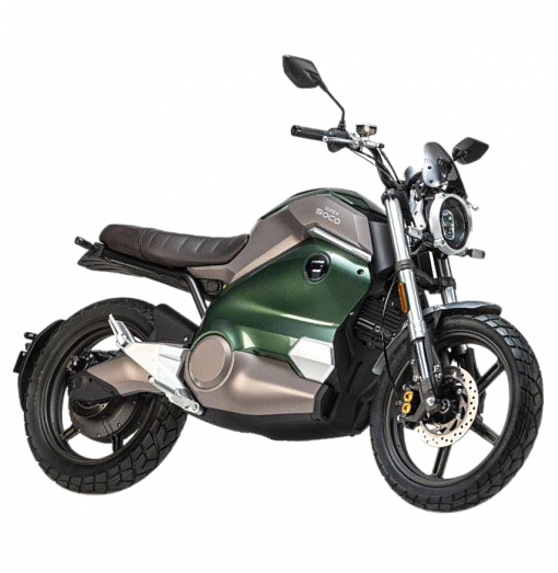 Электромотоцикл Super Soco TС 2021 Wanderer Зеленый фото