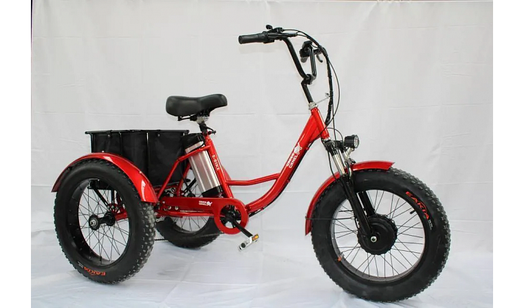 Электровелосипед GreenCamel Трайк-F20 (R20FAT 500W 48V12Ah) 7скор