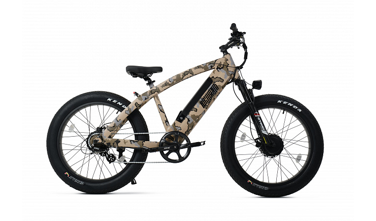 Электро-фэтбайк Медведь М2 DUAL Military Edition