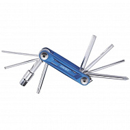 Мультитул BBB BTL-48S 2020 folding tool PrimeFold S Blue/Silver