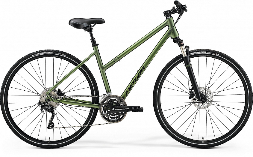 Велосипед Merida Crossway 300 Lady 700C 2021 Зеленый фото